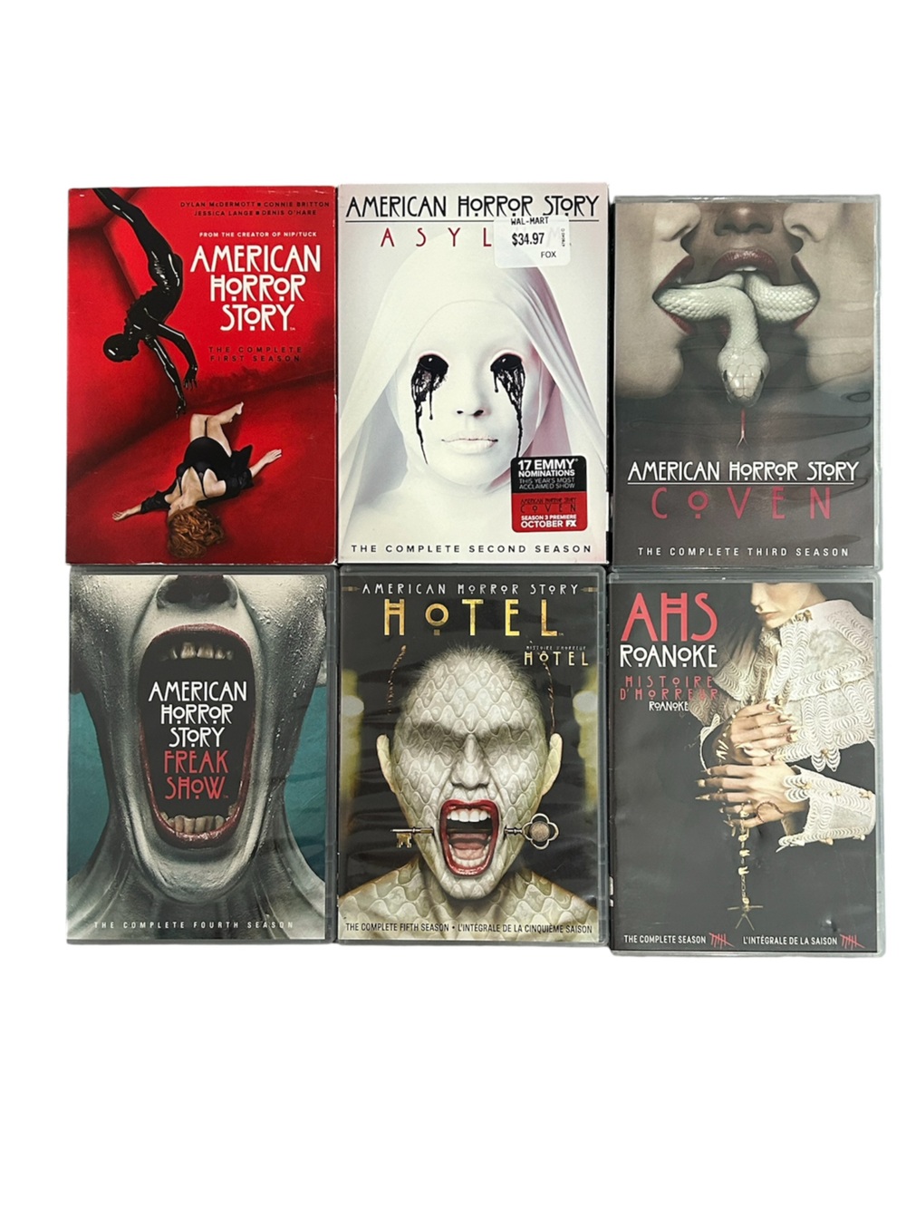 AMERICAN HORROR STORY 6 Season Set DVD Collection Bundle